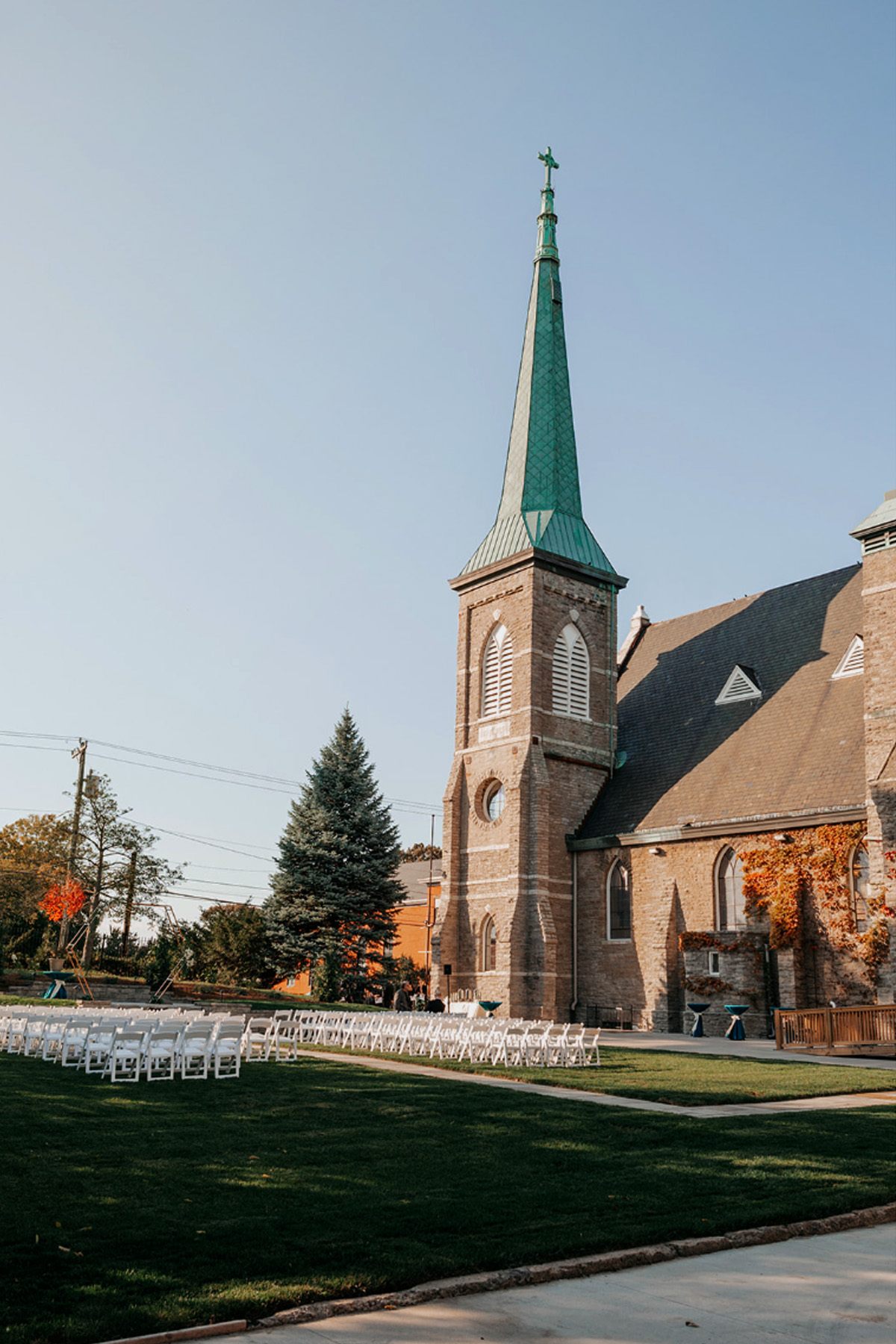 The Palomar exterior with copper steeple